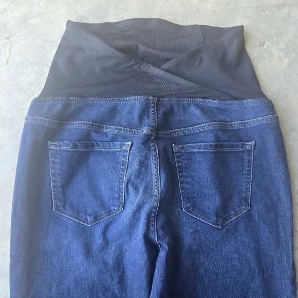 Isabel High-Waisted Blue Maternity Jeans Sz 8 Women 32x29 - Picture 6 of 8